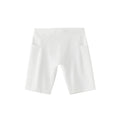 UPRO men's High-Elastic Training Shorts – White - front product on white background