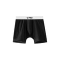 UPRO men's Long Boxer Brief – Black - front product on white background