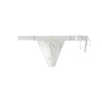 UPRO men's Tie-Side Strap Brief – White - front product on white background
