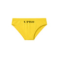 UPRO Slip de bain homme jaune avec logo – photo produit de face sur fond blanc