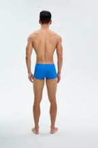 UPRO men's Ribbed Boxer Brief – Klein Blue – studio model view, photo 3 of 3