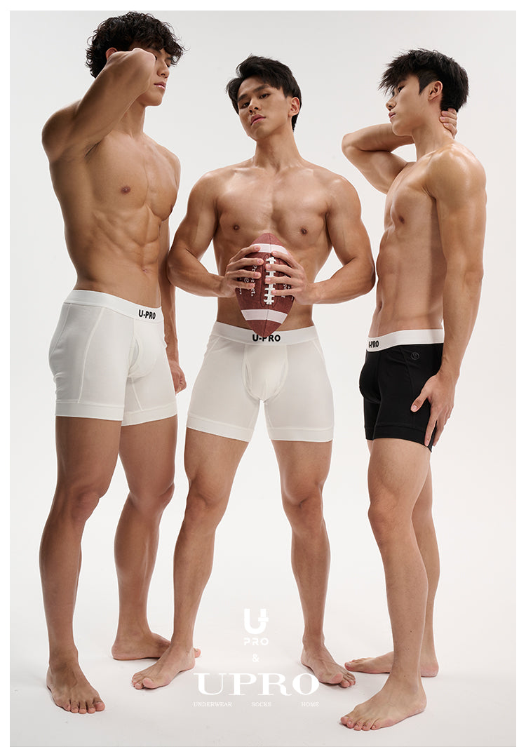 UPRO men's Long Boxer Brief – studio model view, photo 1 of 3