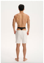 UPRO men's Single-Strap Jockstrap – Black – studio model view, photo 2 of 2