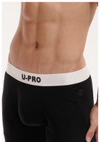 UPRO men's Long Boxer Brief – studio fit detail, photo 1 of 2