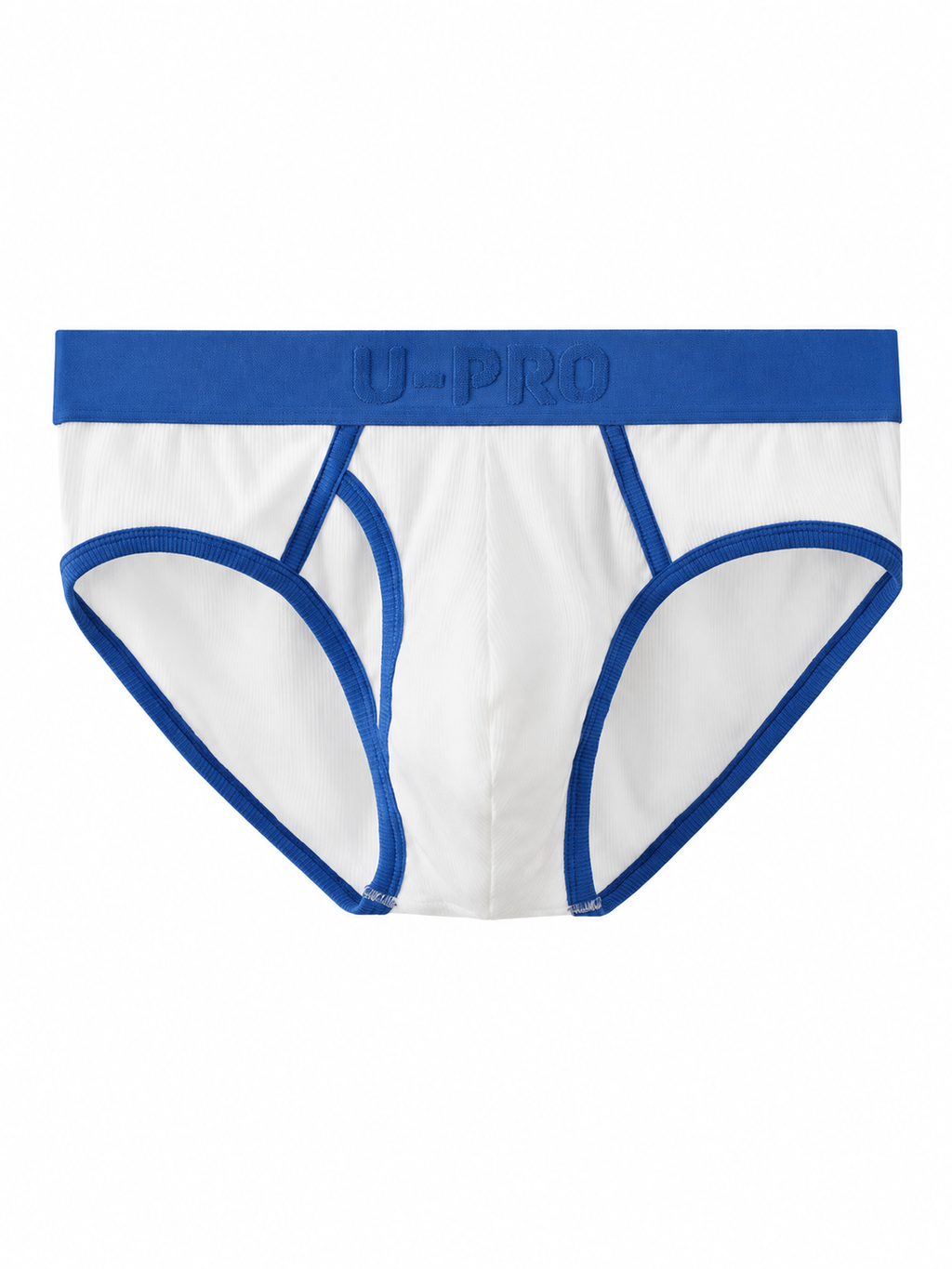 UPRO men's Klein Blue Ribbed Brief – Klein Blue – product front on white