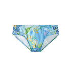 UPRO men's Blue Botanical Swim Brief – Blue Botanical front product view