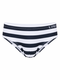 UPRO Slip de bain homme rayé noir et blanc – photo produit de face sur fond blanc