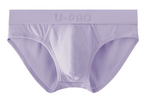 UPRO men's Ribbed Brief – Purple - front product on white background