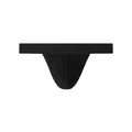 UPRO men's Single-Strap Jockstrap – Black - front product on white background