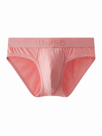 UPRO men's Ribbed Brief – Pink - front product on white background