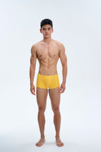 UPRO Boxer de bain homme square cut American Stripe – porté en studio, photo 1 sur 3