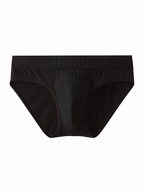 UPRO men's Ribbed Brief – Black - front product on white background